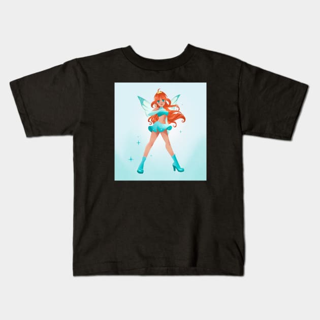 Bloom from Winx club (2) Kids T-Shirt by AliWing